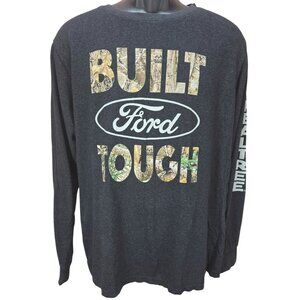 Realtree + Ford "Built Ford Tough" Long Sleeve T-Shirt Medium